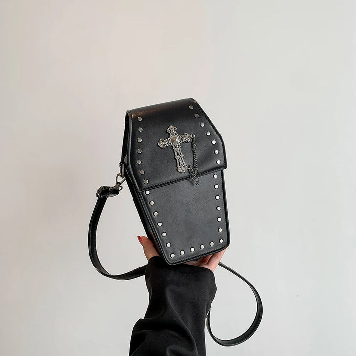 Gothic Coffin Crossbody Bag - Festigal