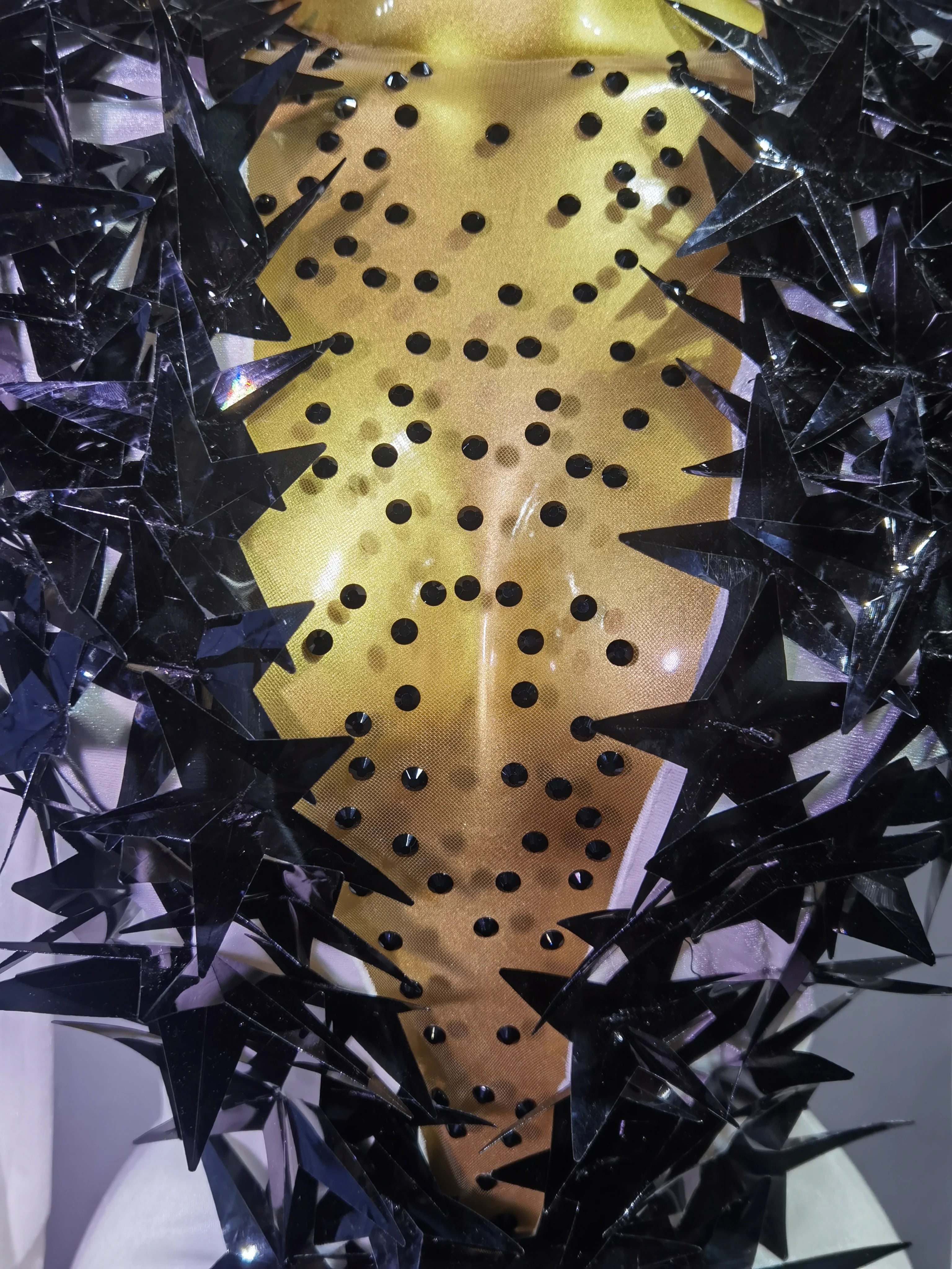 Heavily Embellished Star Bodysuit