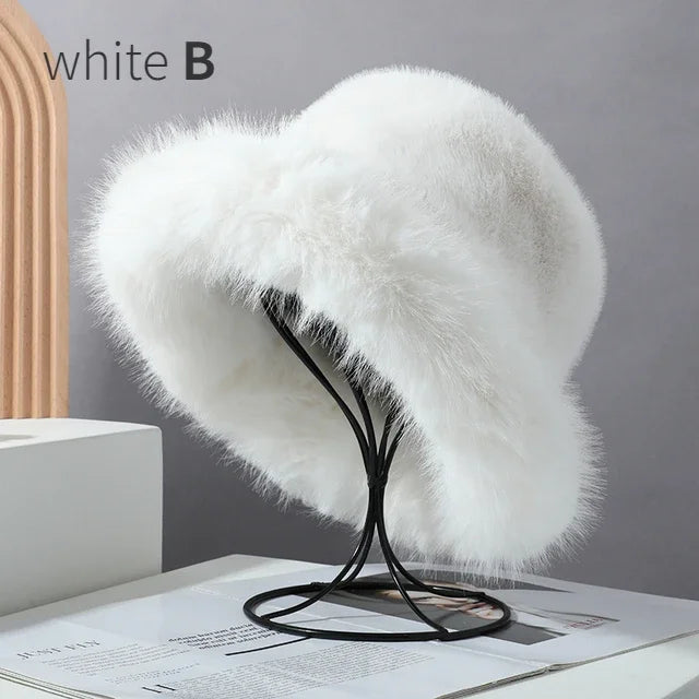 Faux Fur Bucket Hats - Festigal