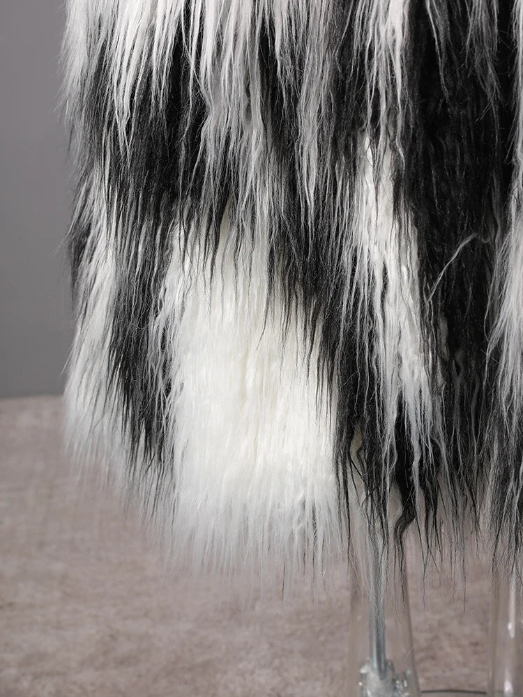 Multicoloured Yeti Coat