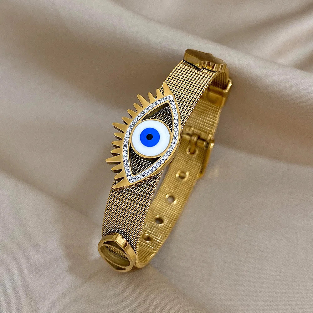 Evil Eye Steel Bracelet - Festigal