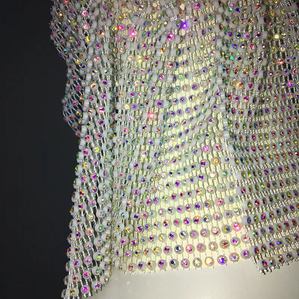 Rihanna Style Rhinestone Bandana - Festigal