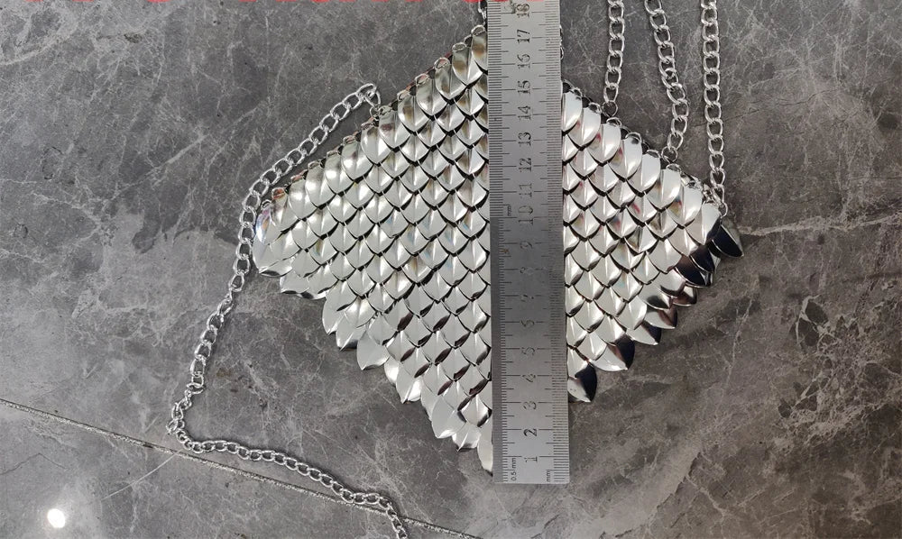 Mermaid Scale Chain Bra - Festigal