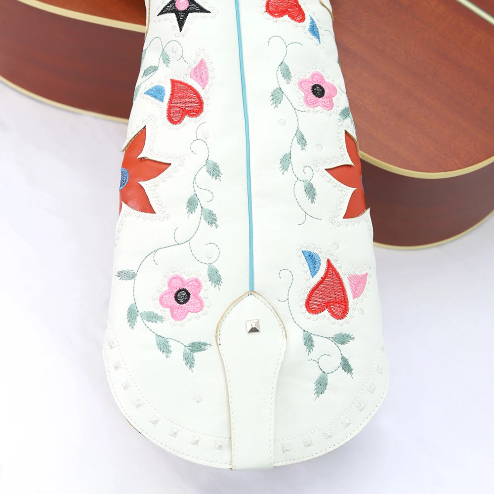 Embroidered Western Cowboy Boots - Festigal