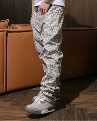 Men's Faux Leather Snake Skin Pants - Festigal