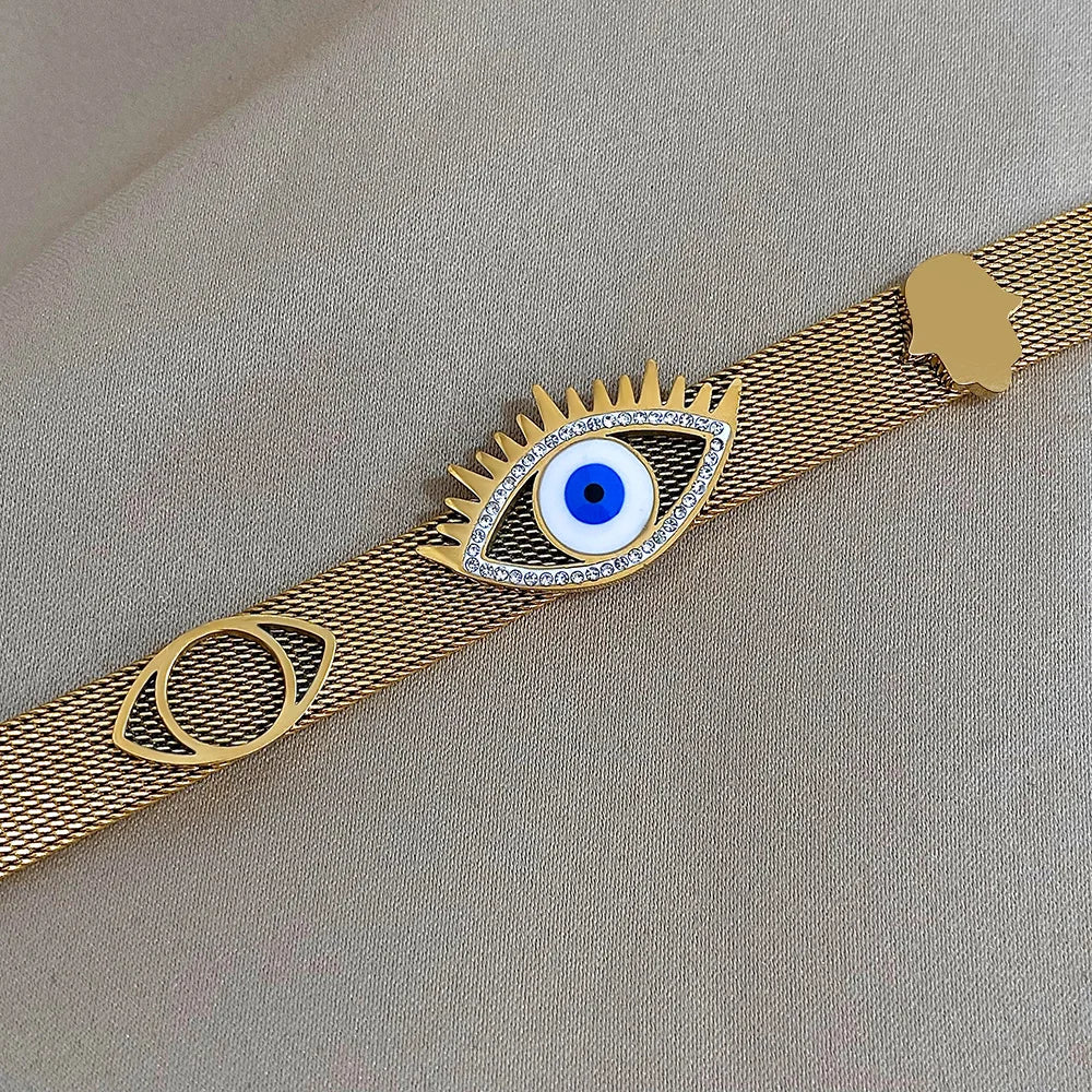Evil Eye Steel Bracelet - Festigal