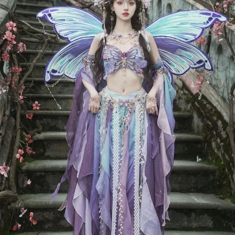 Fairy Cosplay Embroidered Dress