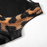 Snake Cut Out Maxi Dress