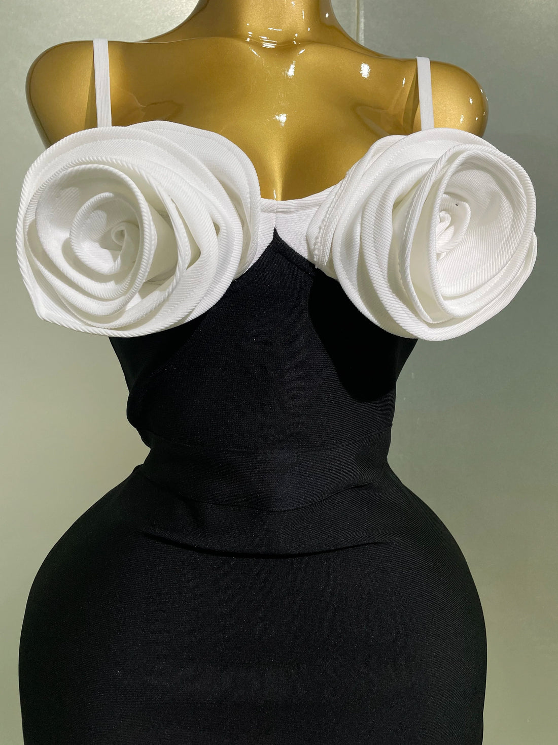 3D Flower Bandage Dress