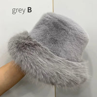 Faux Fur Bucket Hats - Festigal