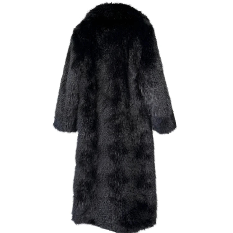 Faux Fur Long Coat - Festigal
