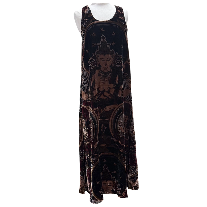 Buddha Silk Velvet Dress