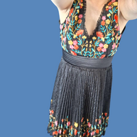French Connection Amity Embroidered Dress Size 10.