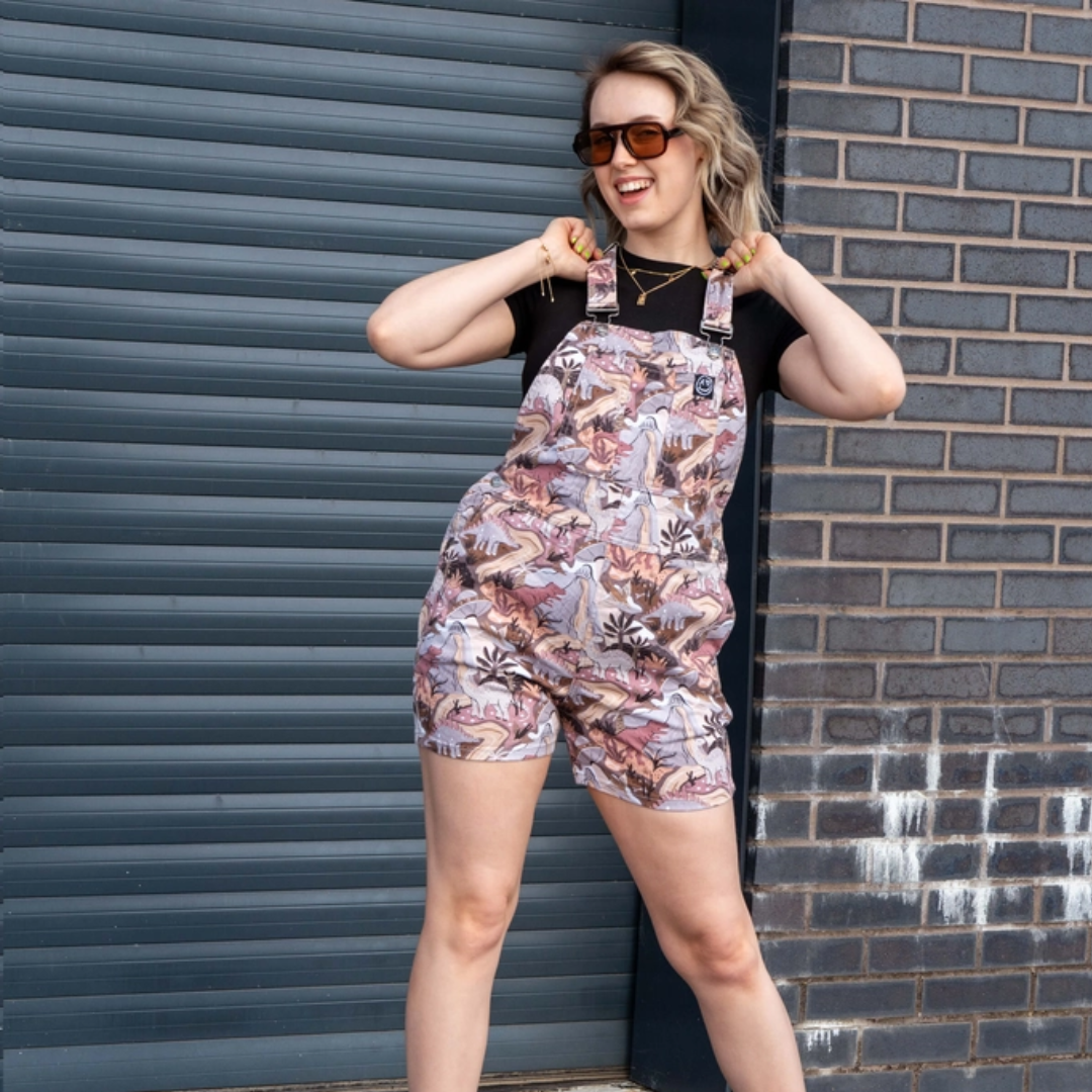 Dinoverse Dungaree Shorts