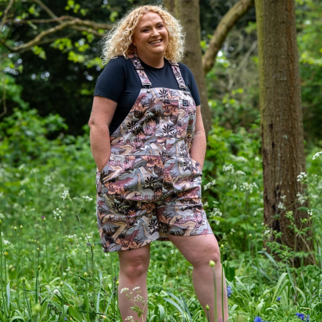Dinoverse Dungaree Shorts