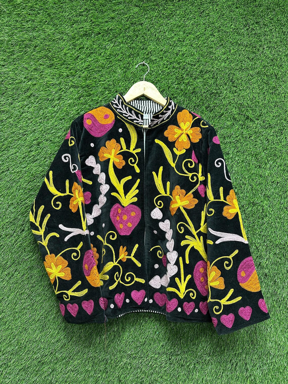 Velvet Abstract Suzani Jacket