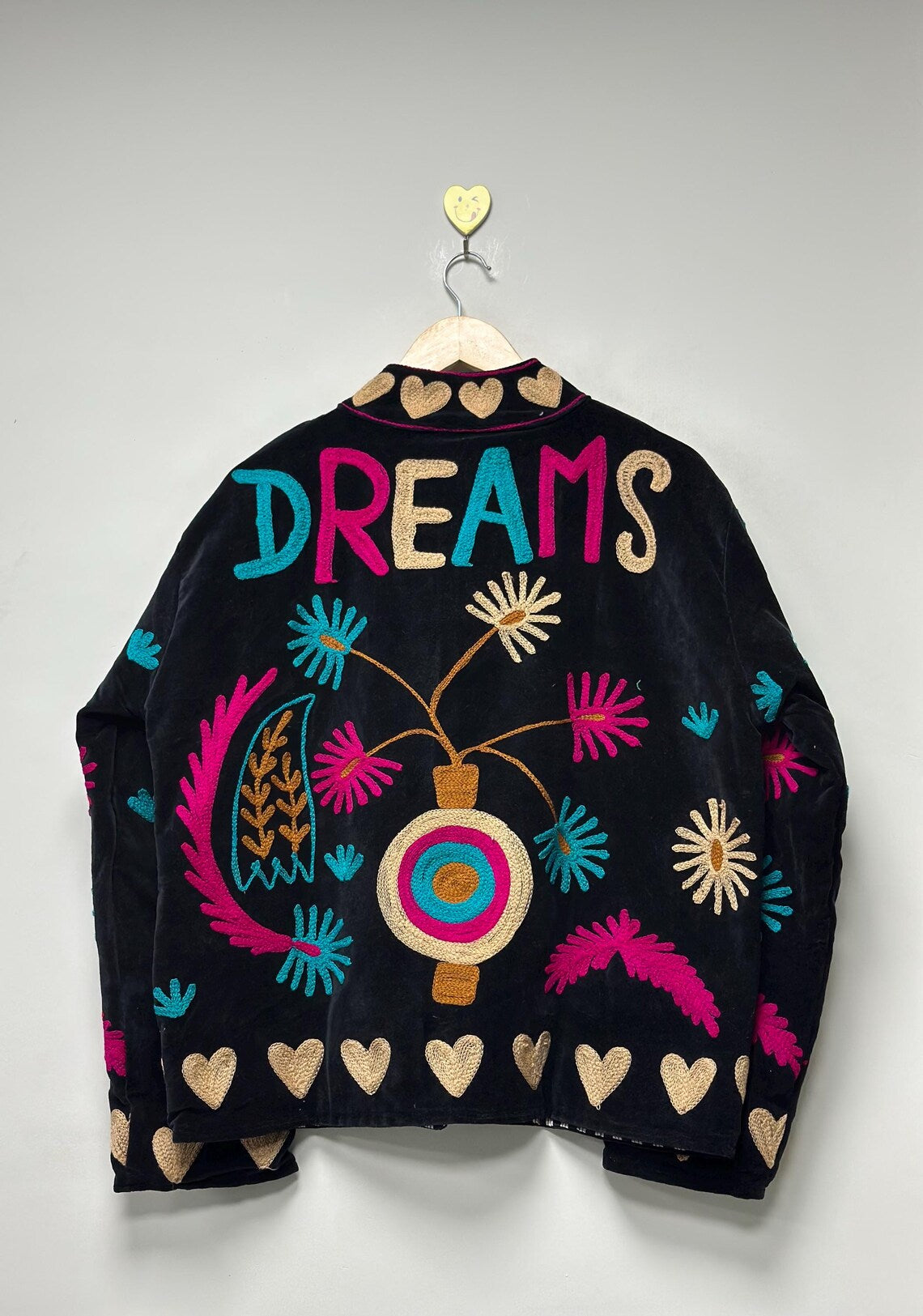 Dreams Embroidered Velvet Jacket