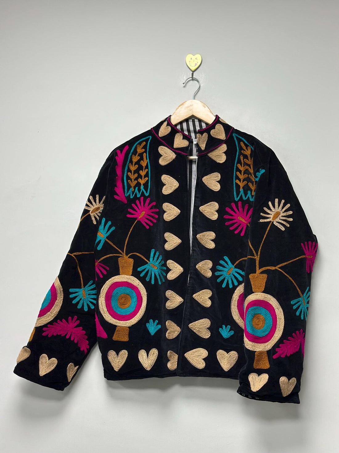 Dreams Embroidered Velvet Jacket