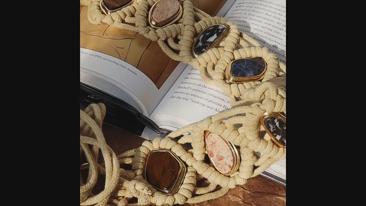 Boho Braided Tassel Belt