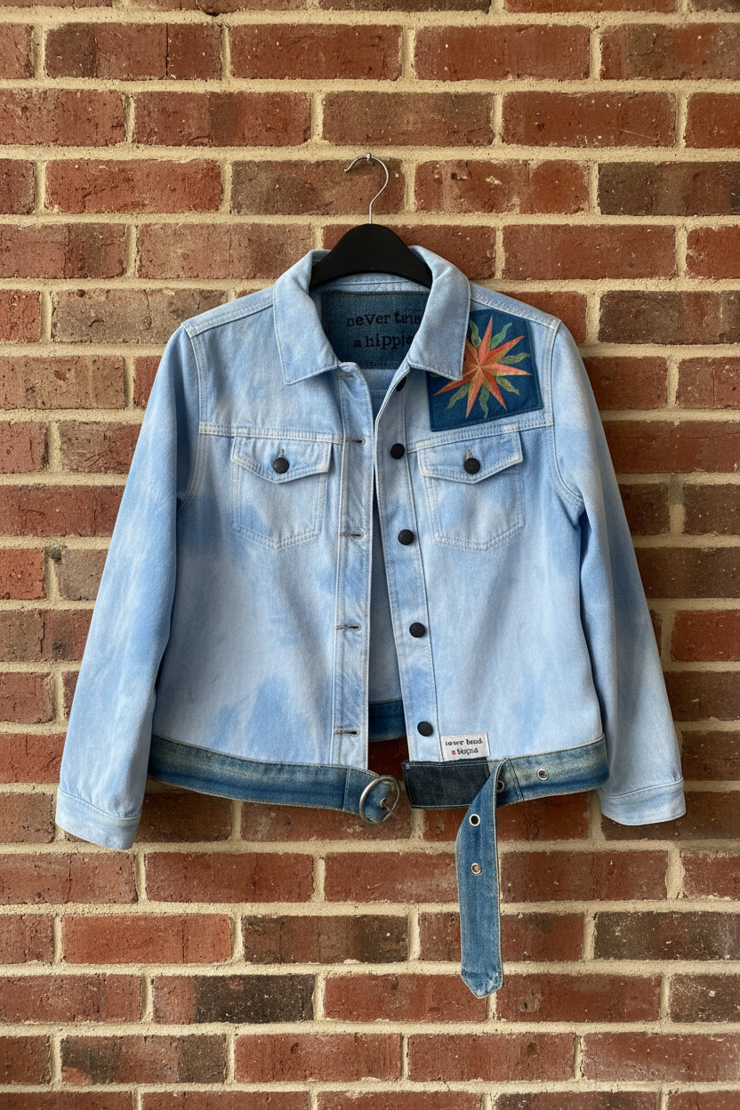 Acid Wash Denim Celestial Jacket