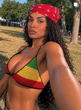 Jamaica Colours Crochet Festival Bralet - Handmade Rasta Halter Top