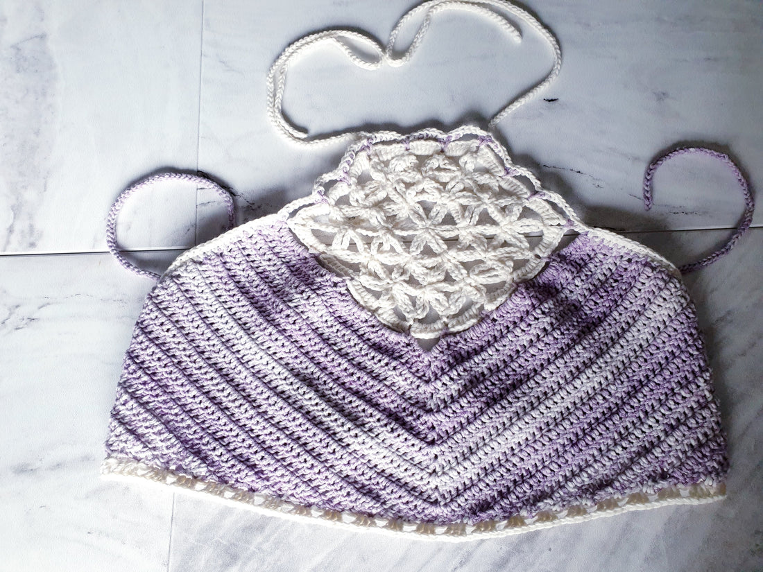 Handmade Mandala Style Adjustable Halter Top - Festigal