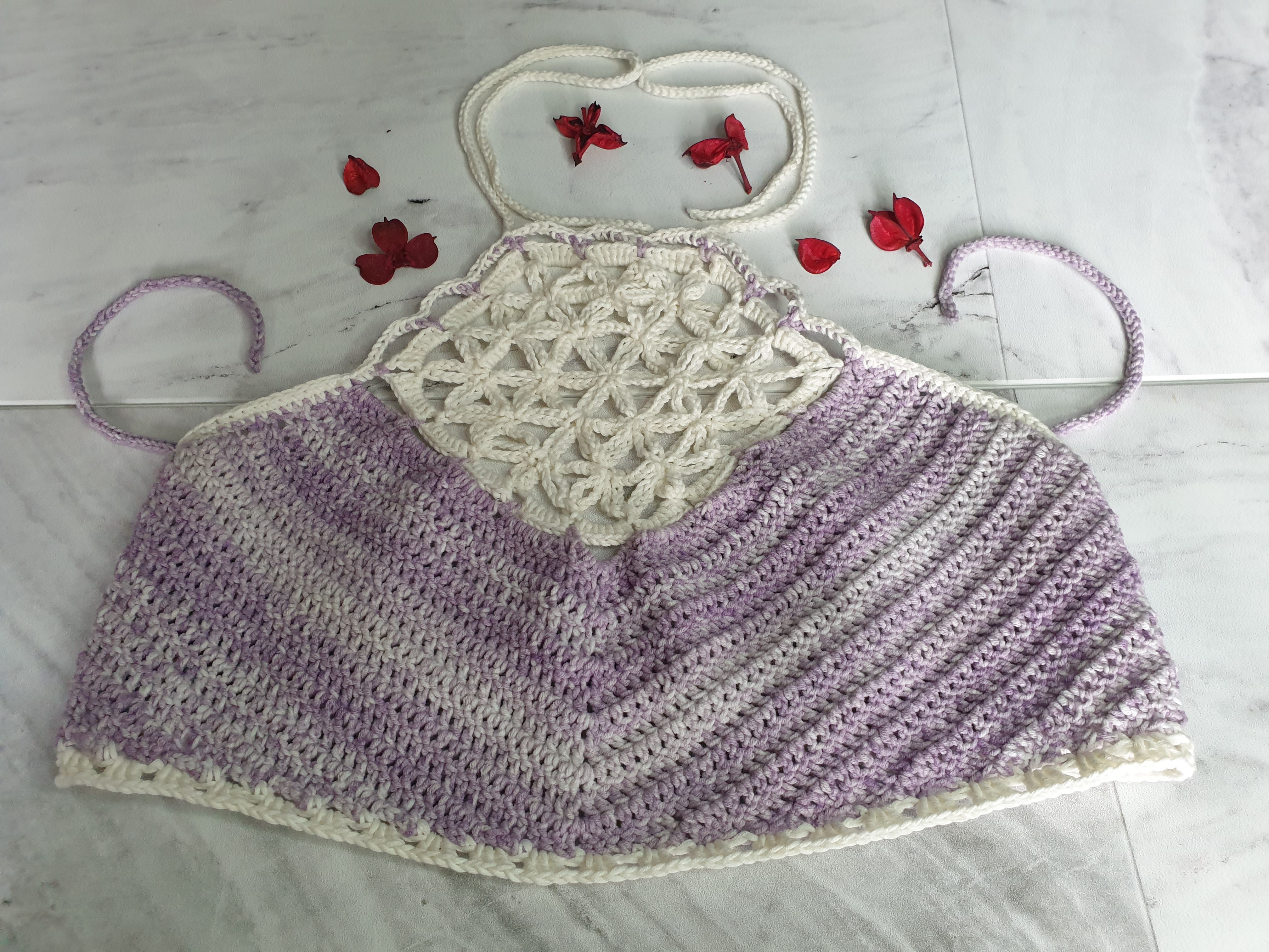 Handmade Mandala Style Adjustable Halter Top - Festigal