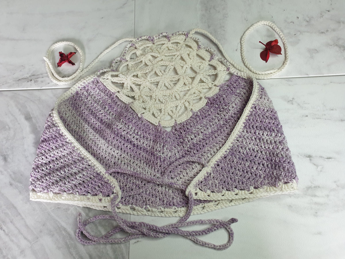 Handmade Mandala Style Adjustable Halter Top - Festigal
