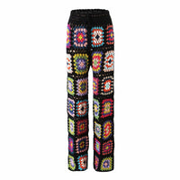 Boho Handmade Crochet Wide Leg Pants - Festigal
