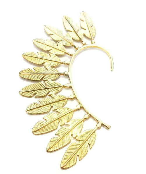 Festival Boho Feather Earcuff - Festigal