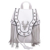Embellished Stag Tassel Crossbody Bag - Festigal