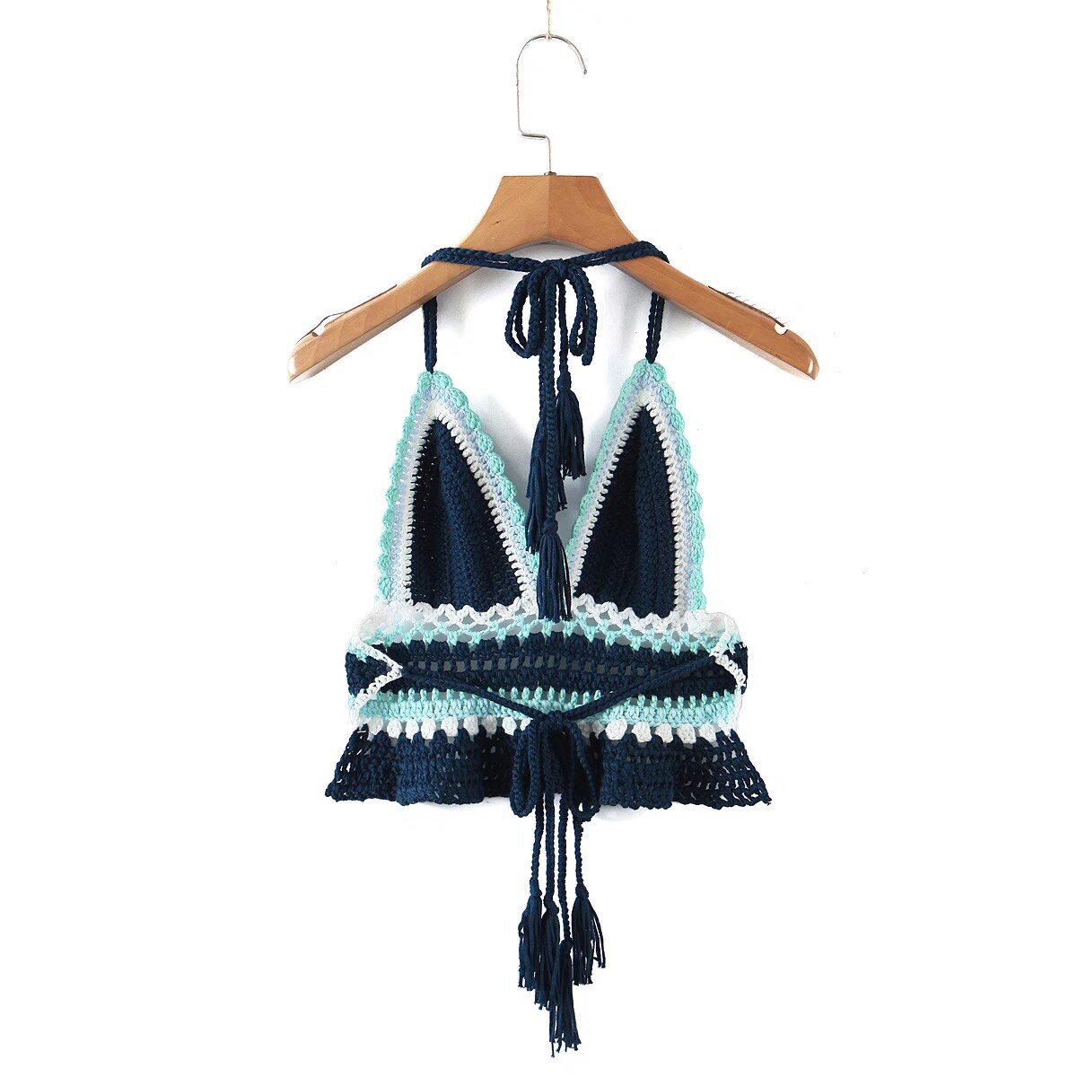 Blue for You Crochet Top and Skirt - Festigal