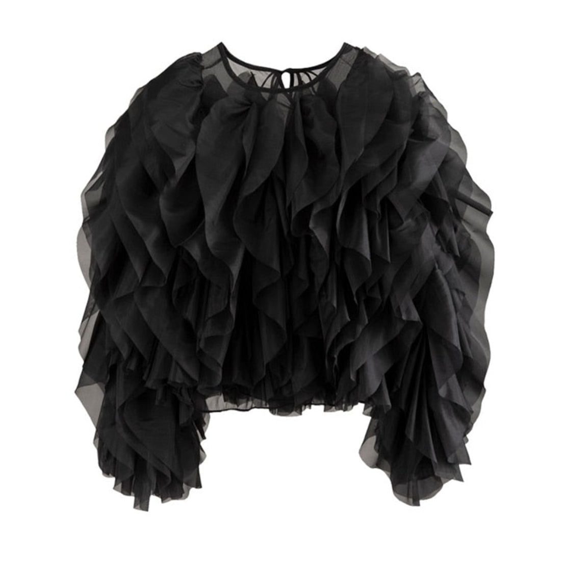 Exaggerated Chiffon Blouse - Festigal