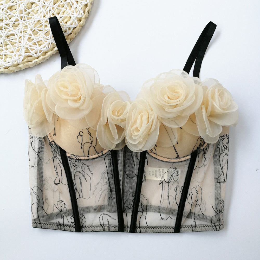 3D Rose Petal Corset - Festigal