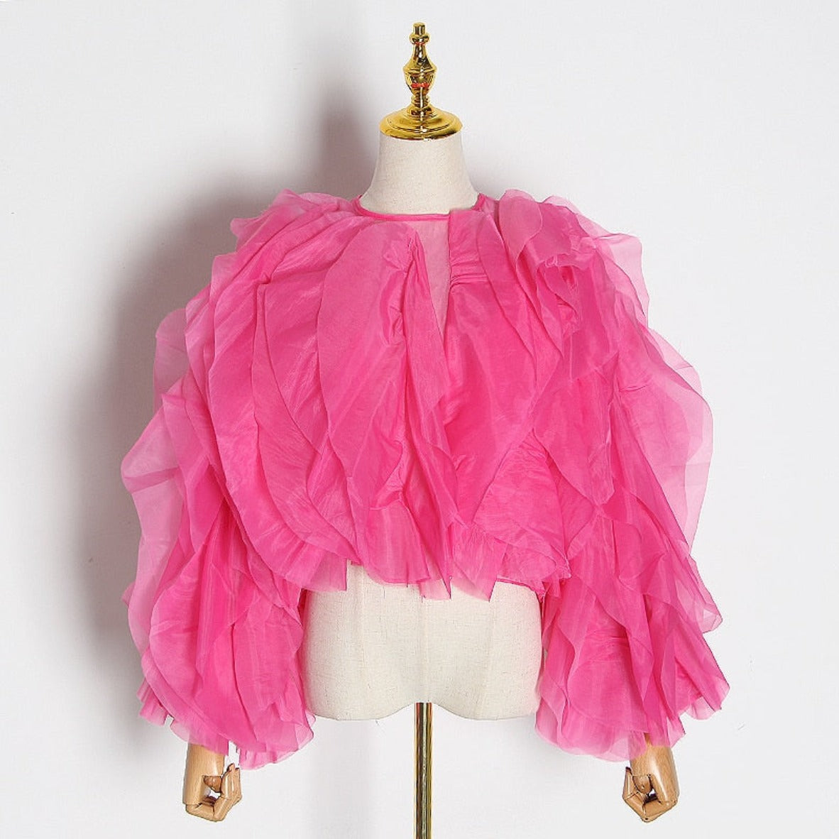 Exaggerated Chiffon Blouse - Festigal