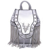 Embellished Stag Tassel Crossbody Bag - Festigal
