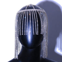 Rhinestone Tassel Hair Accessory - Festigal