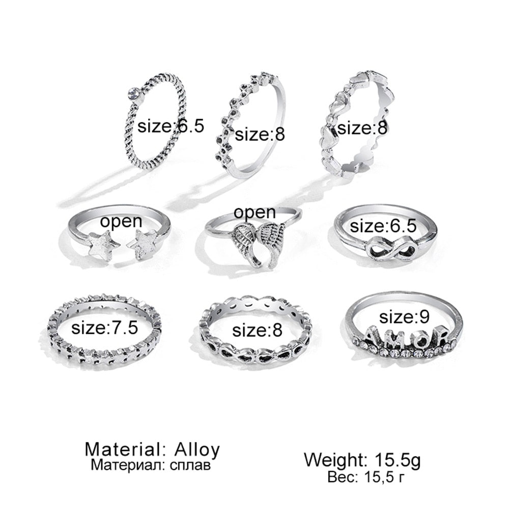 Bohemian Amour Ring Sets - Festigal