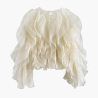 Exaggerated Chiffon Blouse - Festigal