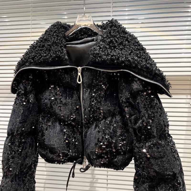 Sequin Puffer Jacket - Festigal