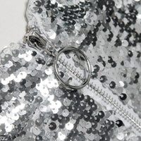 Sequin Zipped Shorts - Festigal