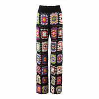 Boho Handmade Crochet Wide Leg Pants - Festigal