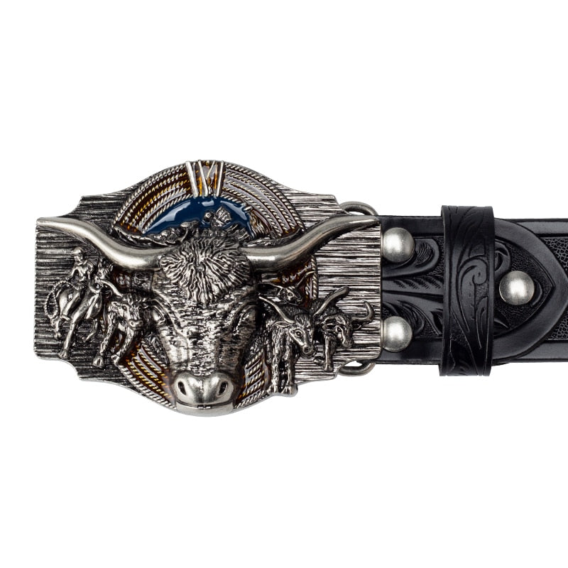 Western Bull Buckle Belt - Festigal