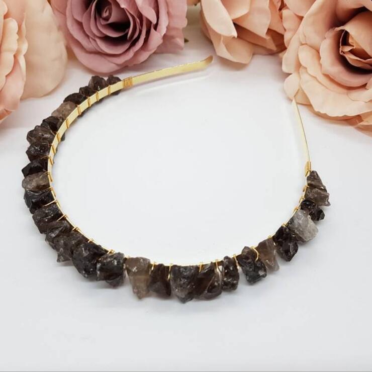 Natural Stone Crystal Headband - Festigal