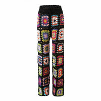 Boho Handmade Crochet Wide Leg Pants - Festigal
