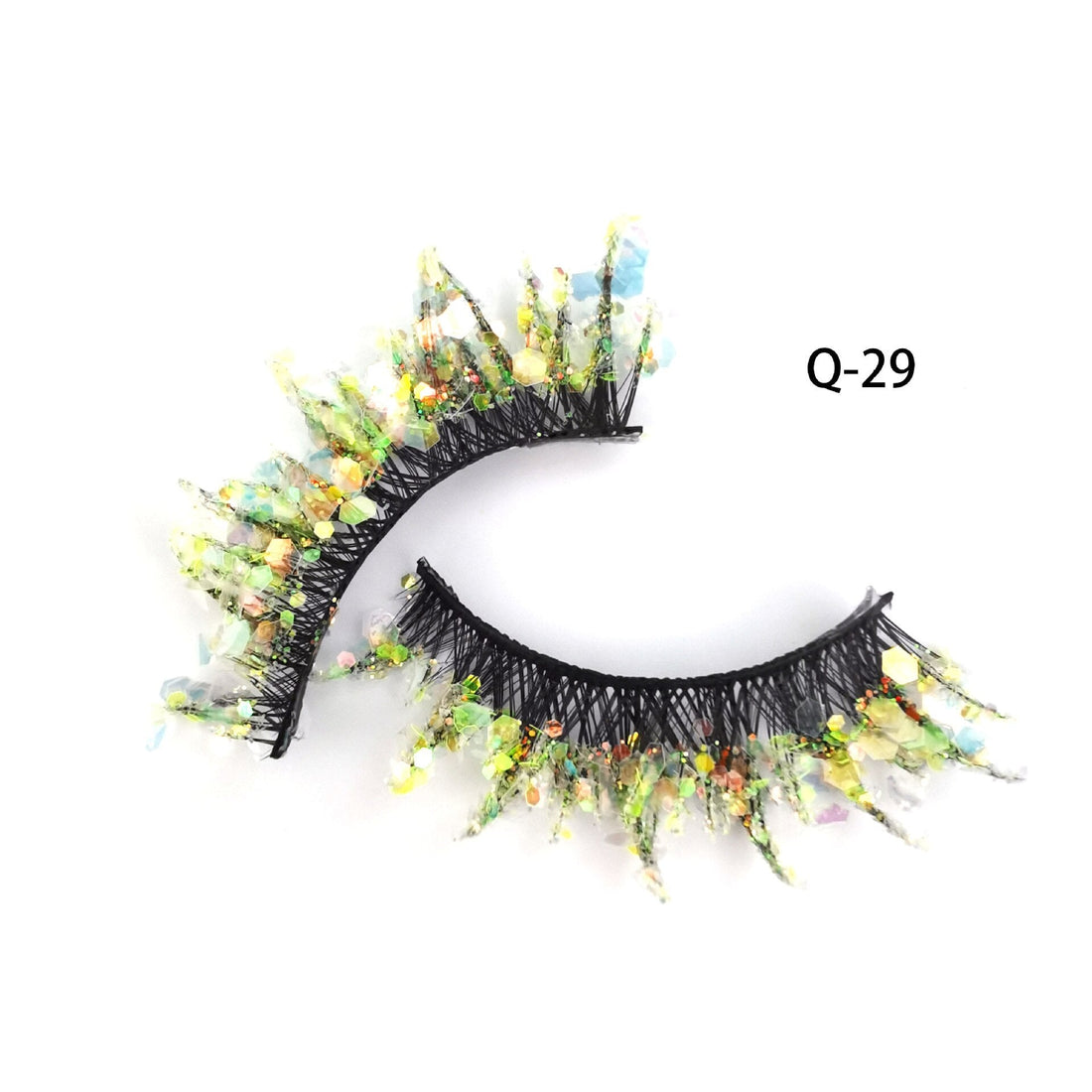 Luminous Sequin False Eye Lashes - Festigal
