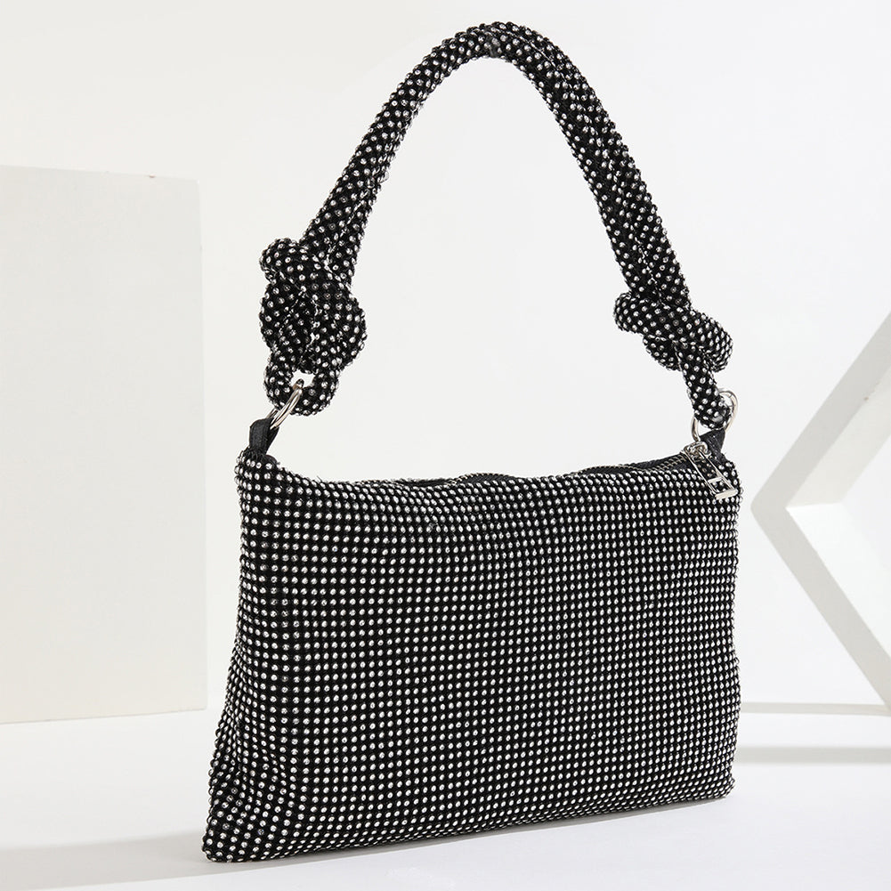 Shiny Rhinestones Evening Clutch Bag - Festigal