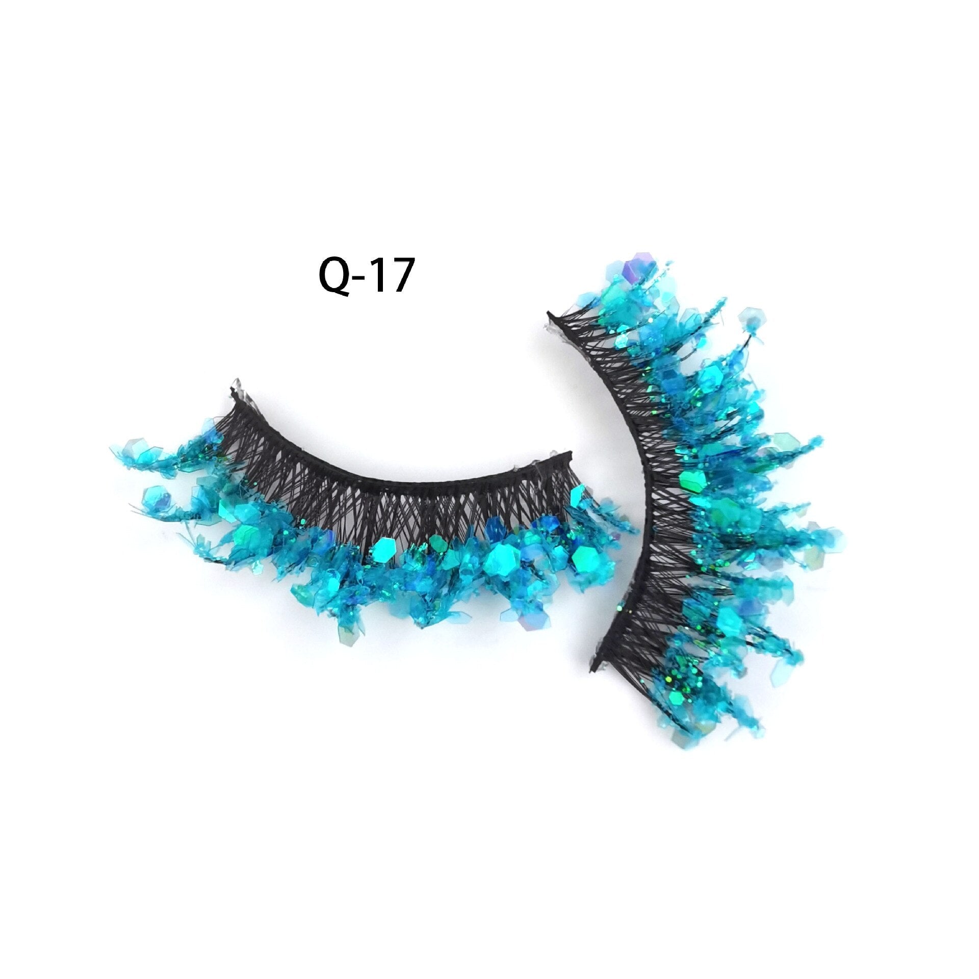 Luminous Sequin False Eye Lashes - Festigal