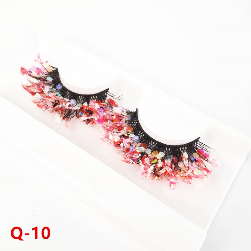 Luminous Sequin False Eye Lashes - Festigal