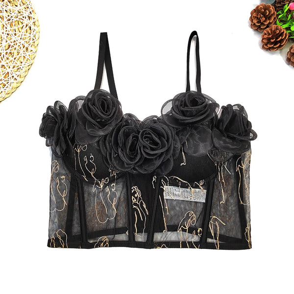 3D Rose Petal Corset - Festigal